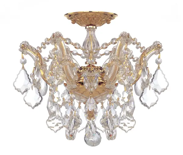 Maria Theresa 13.5" Crystal Semi Flush Mount - Image 7