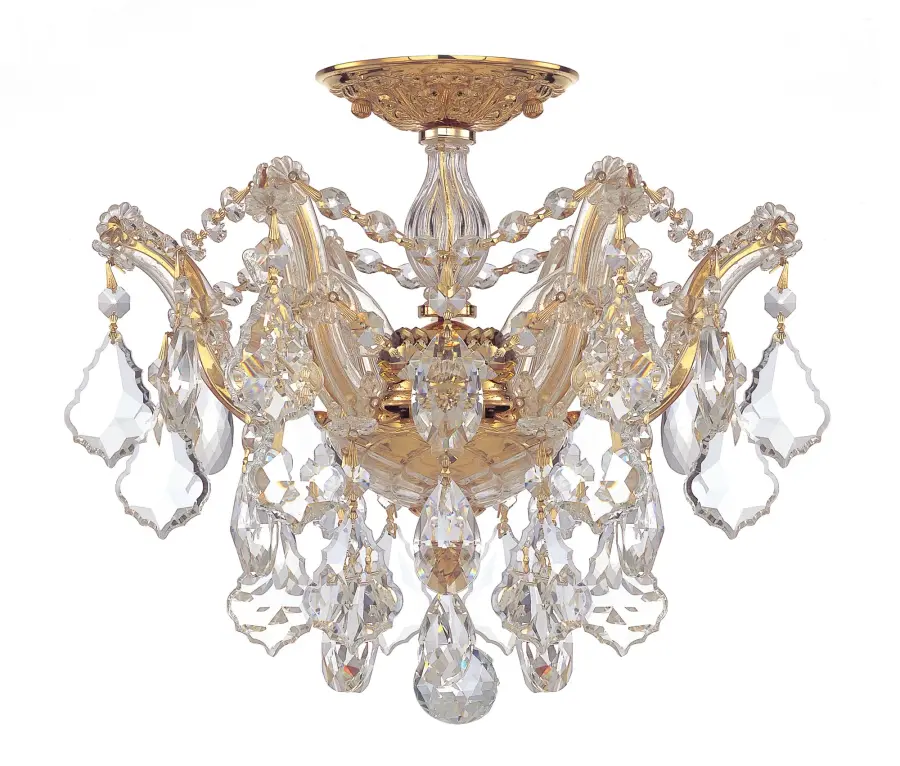 Maria Theresa 13.5" Crystal Semi Flush Mount - Image 7