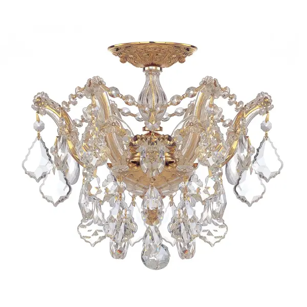 Maria Theresa 13.5" Crystal Semi Flush Mount - Image 8
