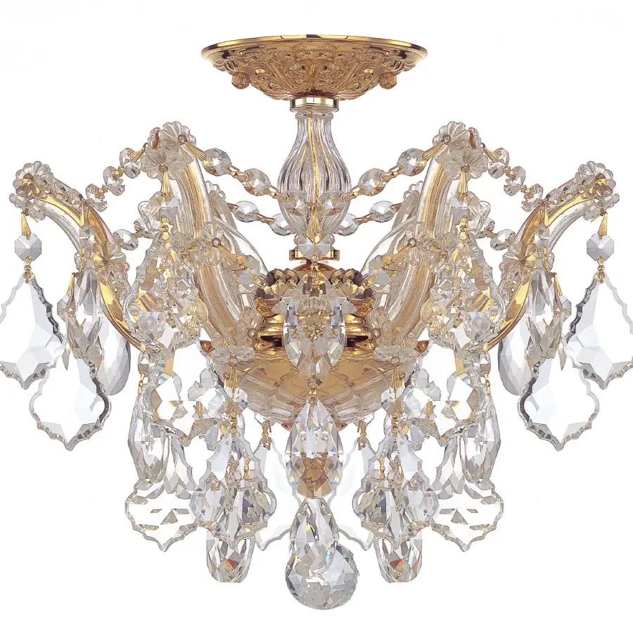 Maria Theresa 13.5" Crystal Semi Flush Mount - Image 14