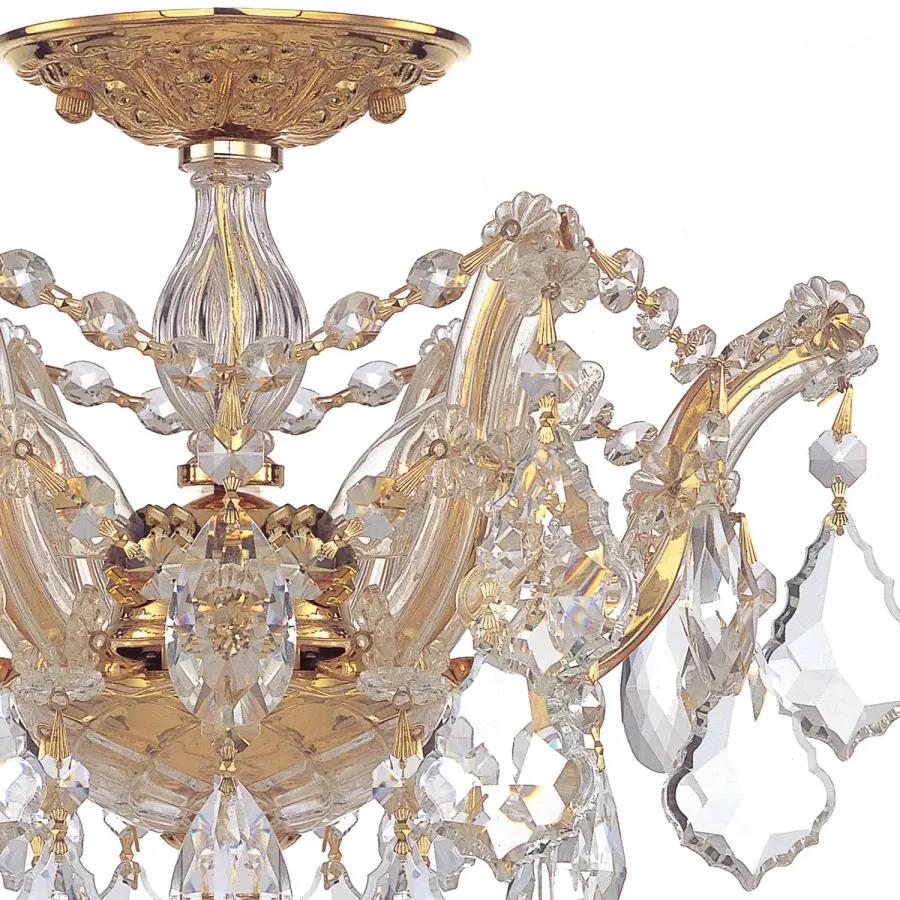 Maria Theresa 13.5" Crystal Semi Flush Mount - Image 15