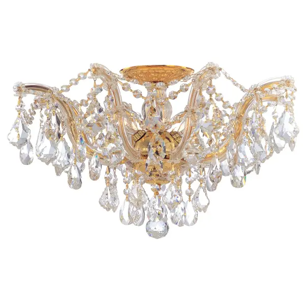 Maria Theresa 19" Crystal Semi Flush Mount - Image 8