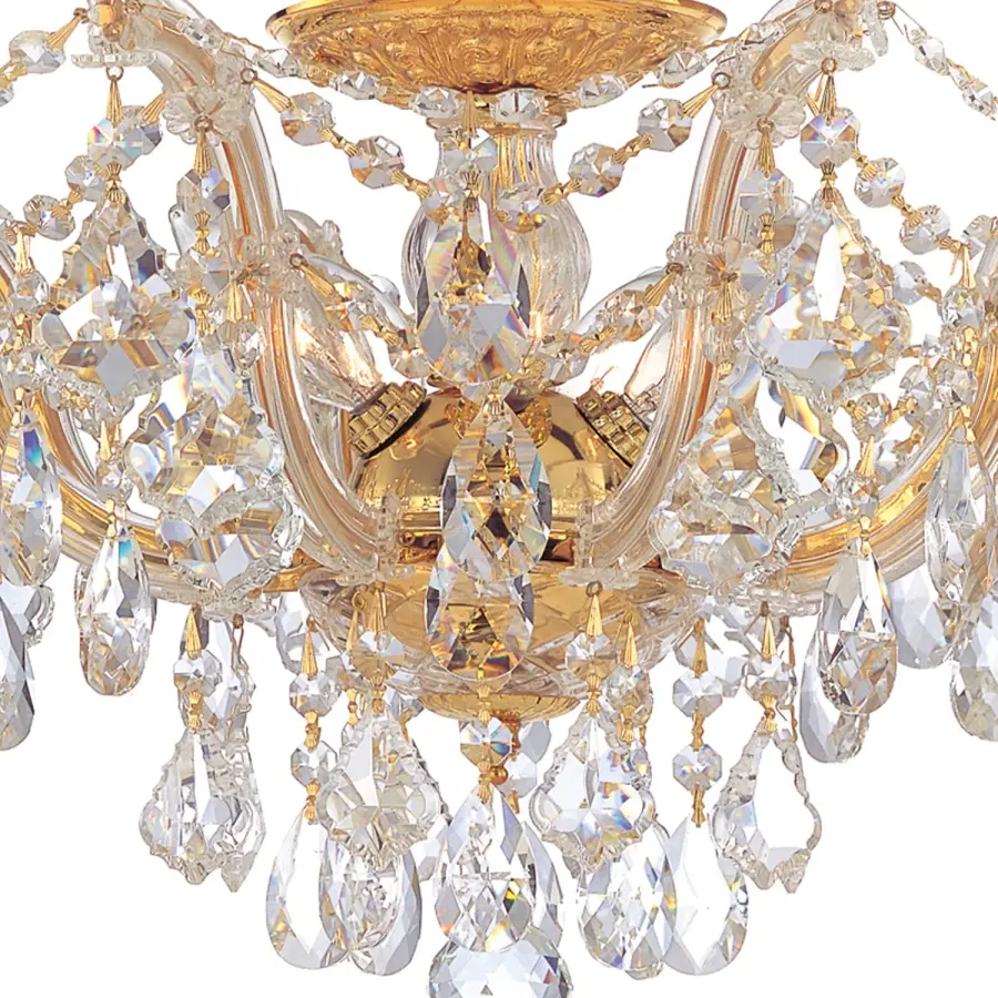 Maria Theresa 19" Crystal Semi Flush Mount - Image 10