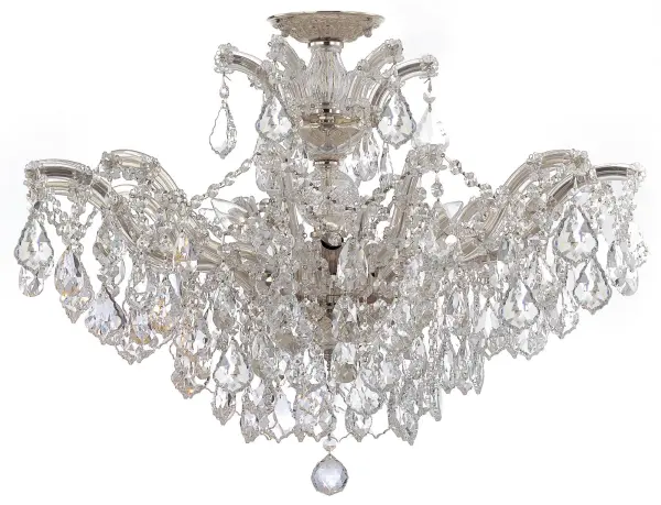 Maria Theresa 29" Crystal Semi Flush Mount - Image 1