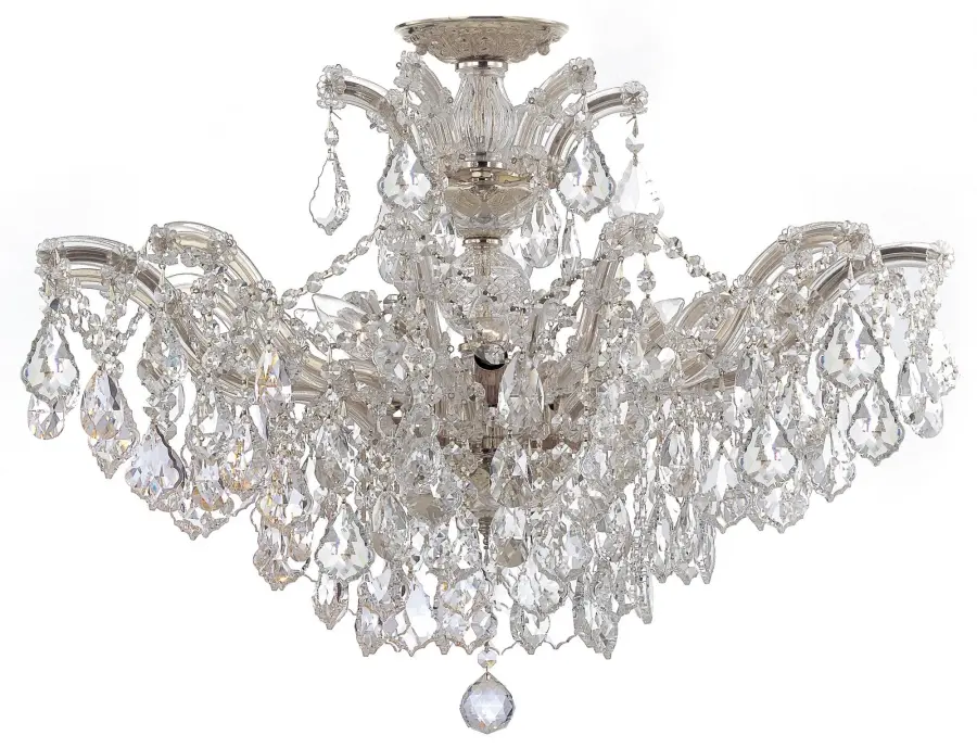 Maria Theresa 29" Crystal Semi Flush Mount - Image 1