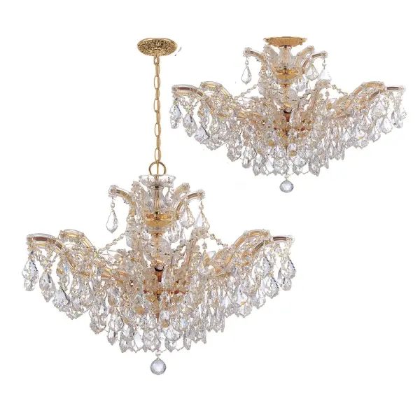 Maria Theresa 29" Crystal Semi Flush Mount - Image 14