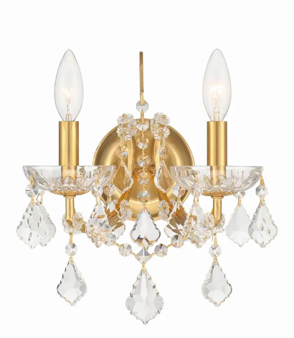 Filmore 10.5" Antique Gold Sconce - Image 1