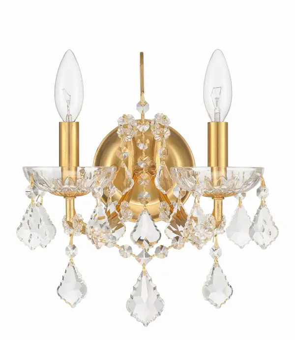 Filmore 10.5" Antique Gold Sconce - Image 2