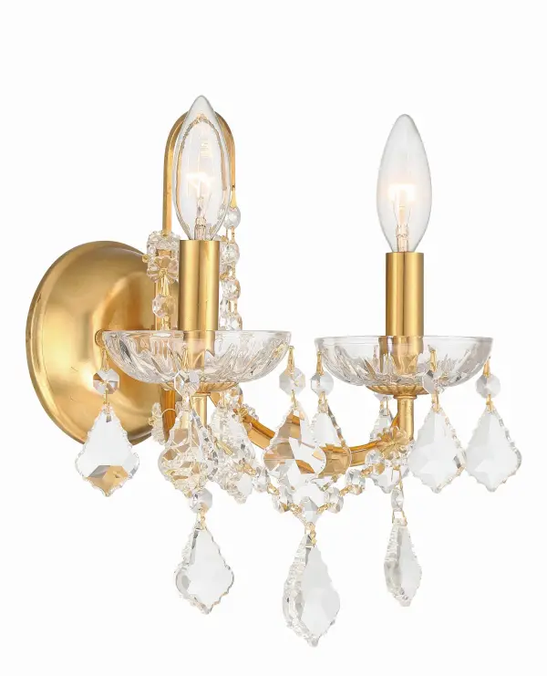 Filmore 10.5" Antique Gold Sconce - Image 3