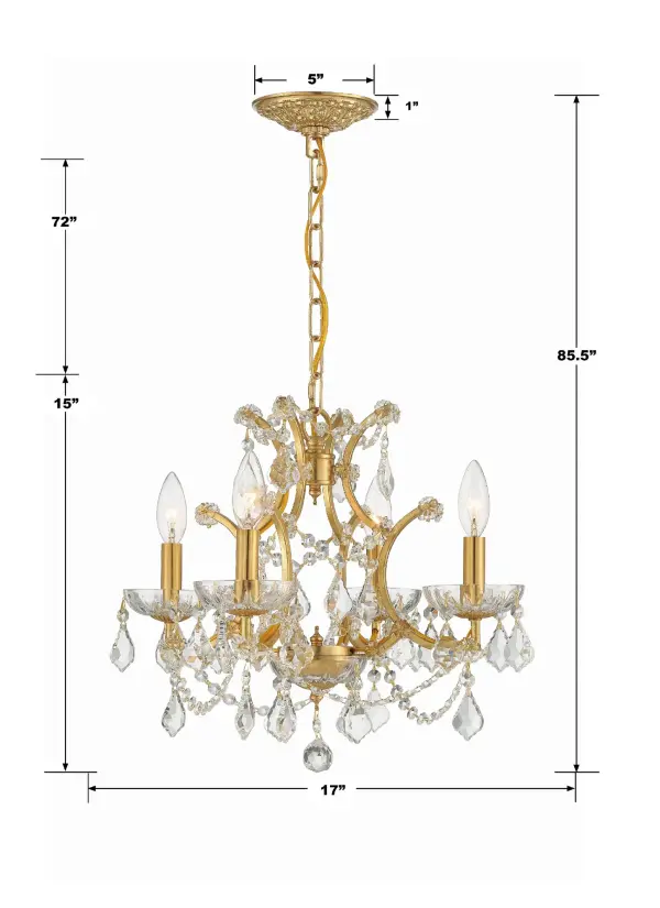 Filmore 17.5" Chandelier - Image 7
