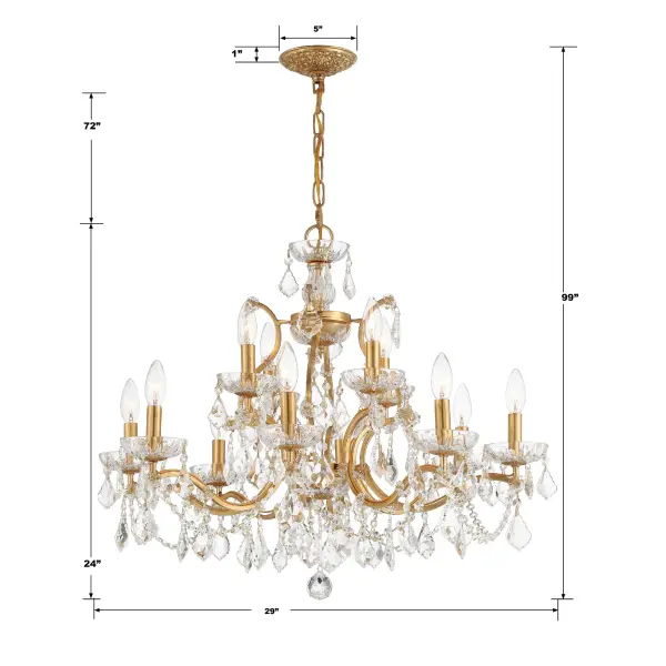 Filmore 29" Chandelier - Image 5