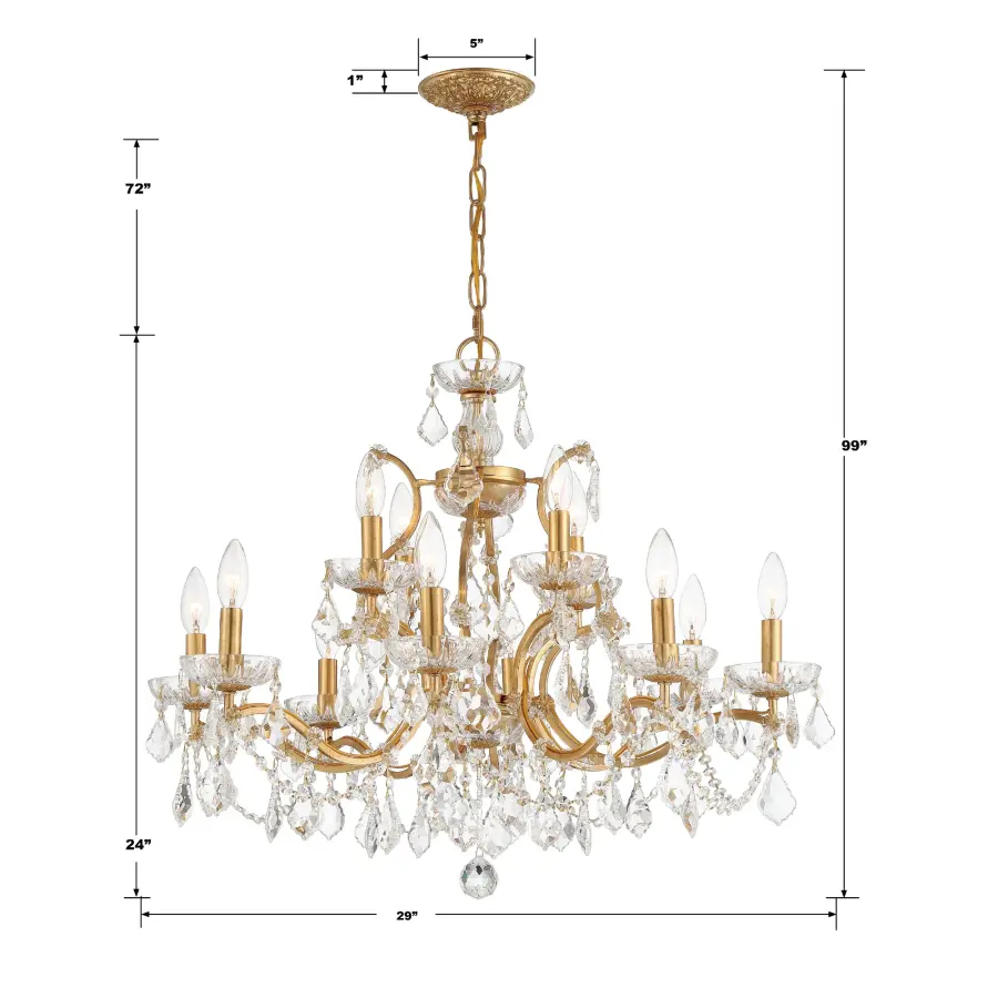 Filmore 29" Chandelier - Image 5