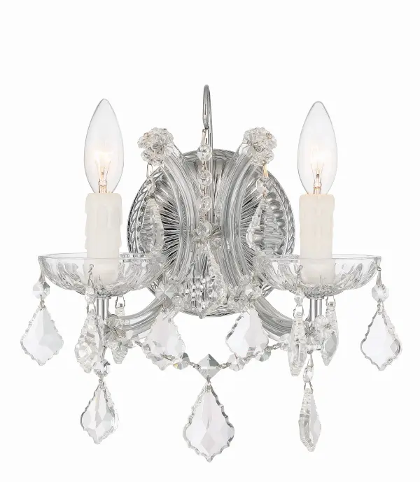 Maria Theresa 10.5" Crystal Sconce - Image 1