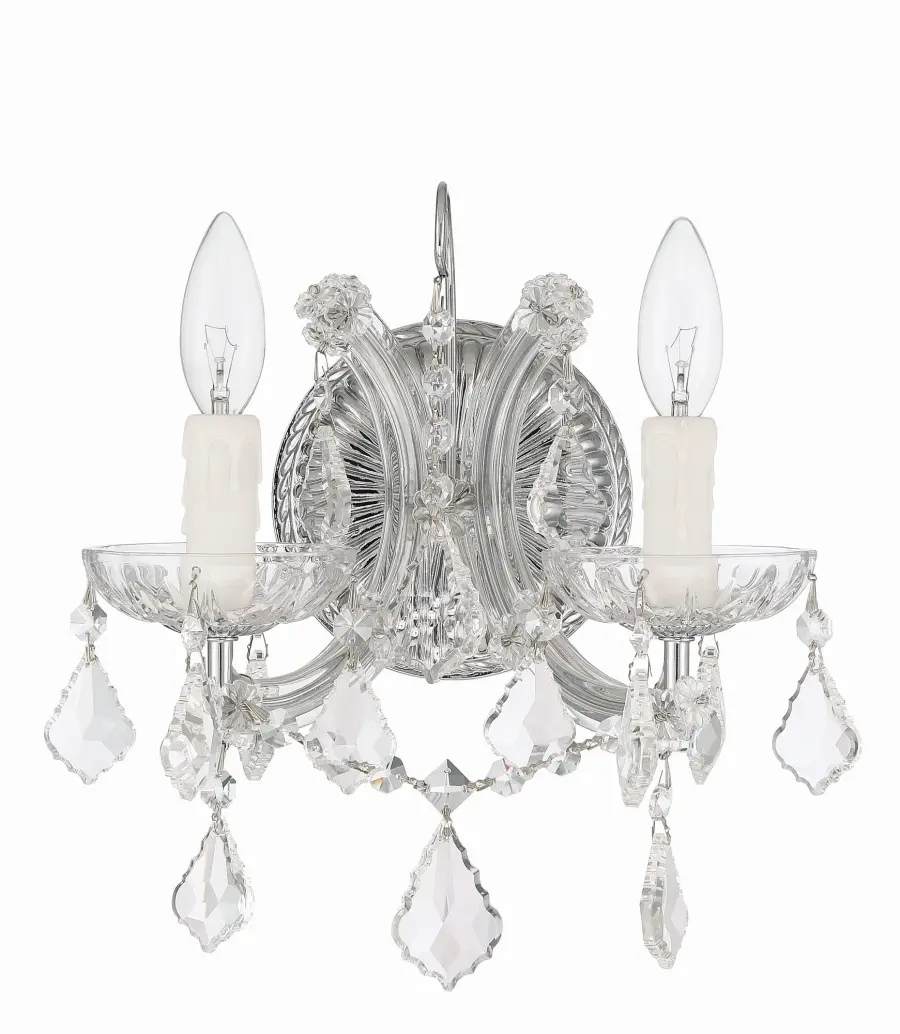 Maria Theresa 10.5" Crystal Sconce - Image 2