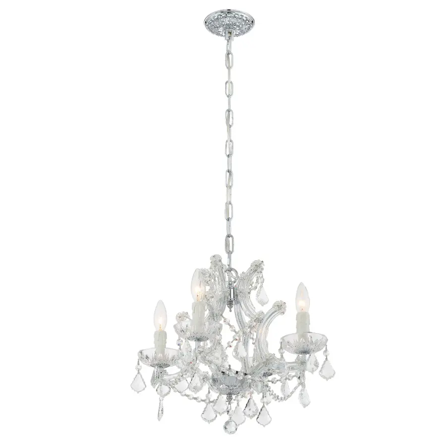 Maria Theresa 16.5" Crystal Chandelier - Image 3