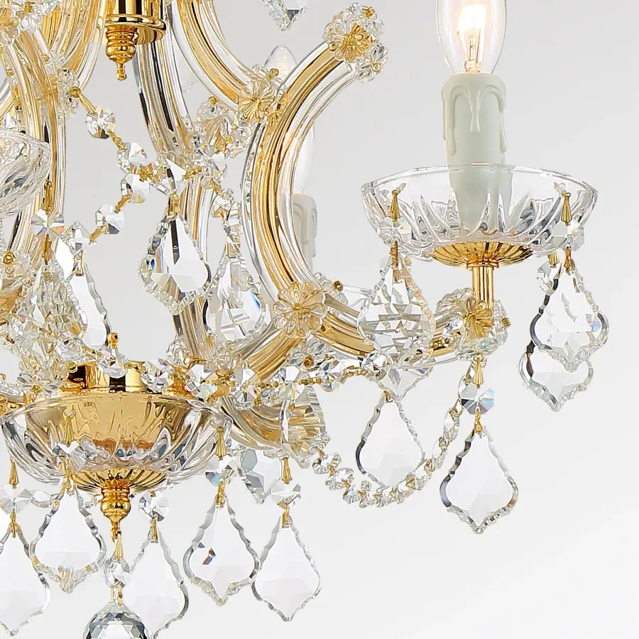 Maria Theresa 16.5" Crystal Chandelier - Image 20