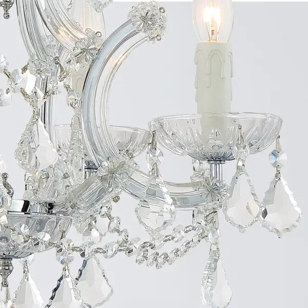 Maria Theresa 16.5" Crystal Chandelier - Image 9