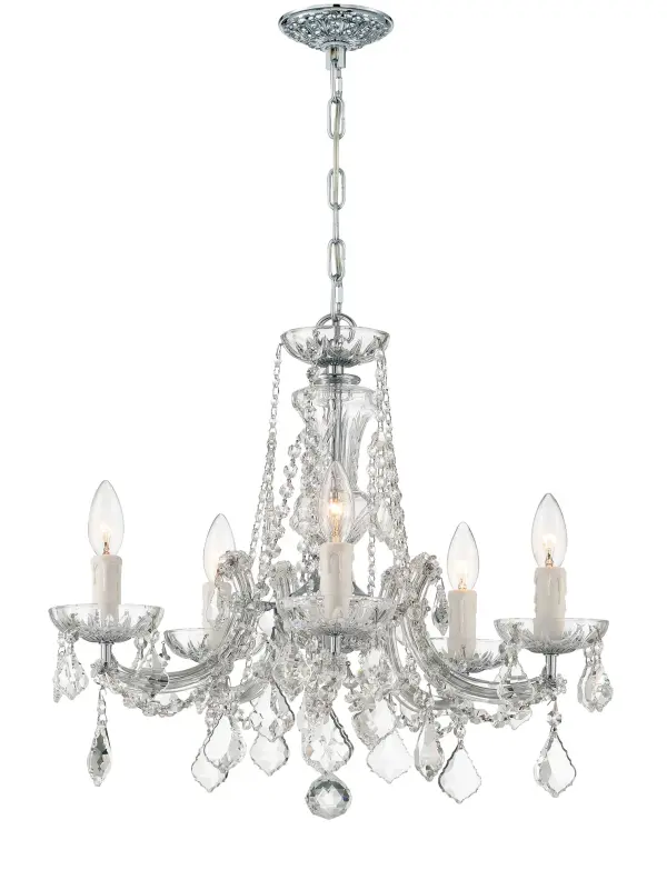 Maria Theresa 20" Crystal Chandelier - Image 1