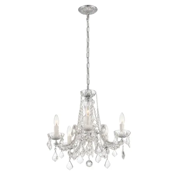 Maria Theresa 20" Crystal Chandelier - Image 3