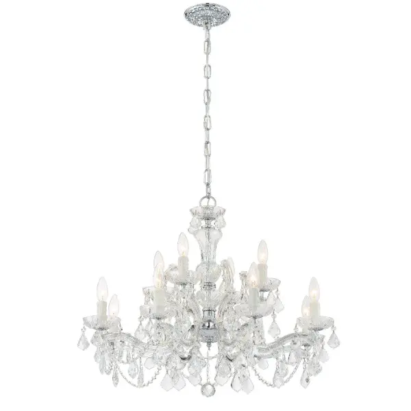 Maria Theresa 29" Crystal Chandelier - Image 3