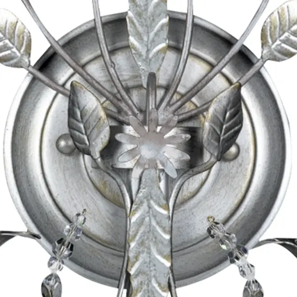 Paris Market 10" Silver Leaf Sconce - Image 3