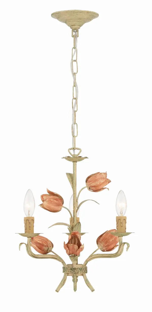Southport 14" Chandelier in Sage Rose - Image 4