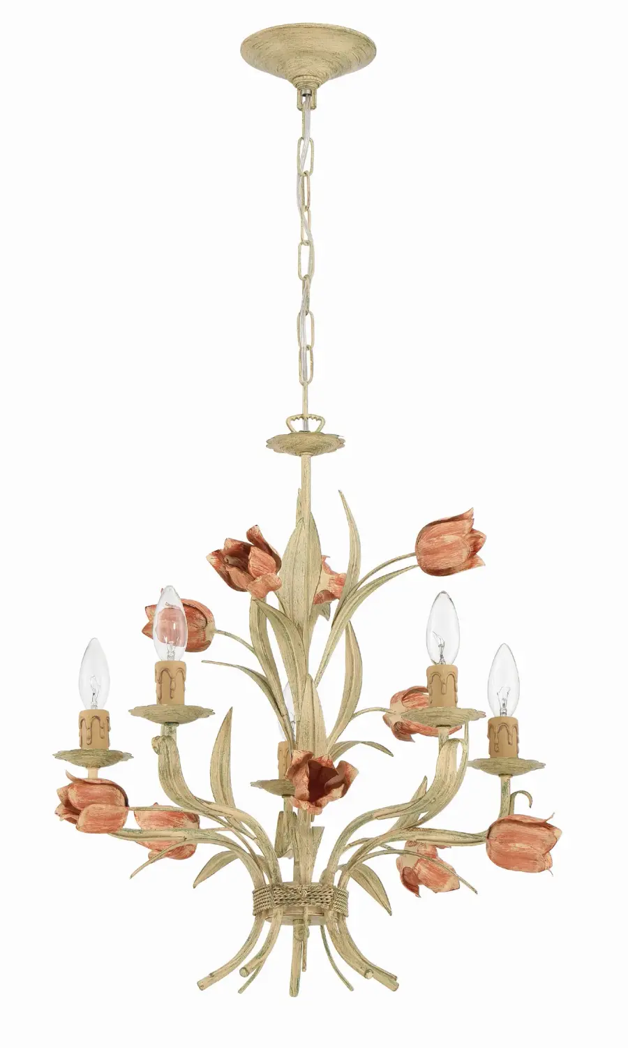 Southport 20" Chandelier in Sage Rose - Image 2