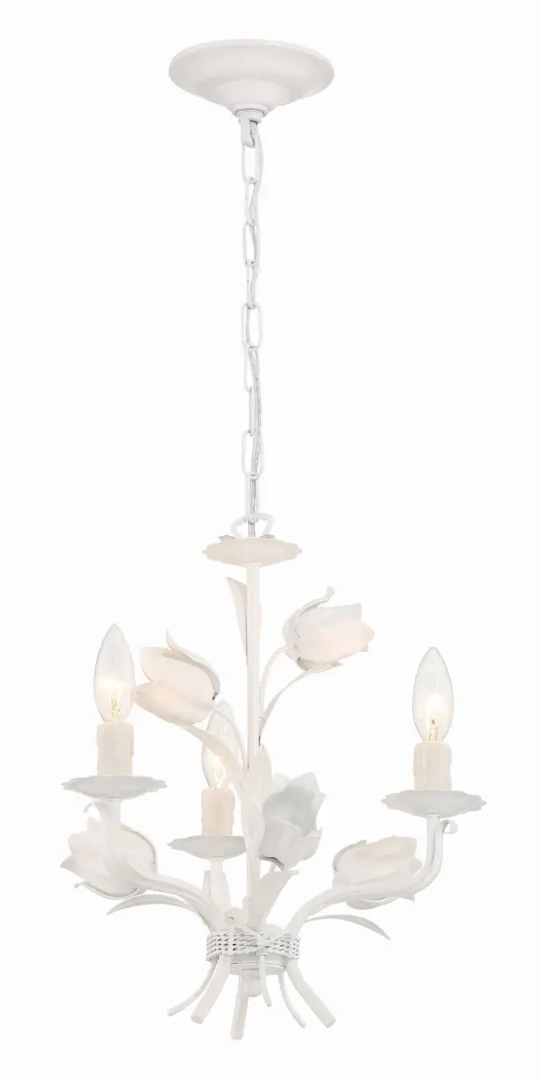 Southport 14" Chandelier in Wet White - Image 1