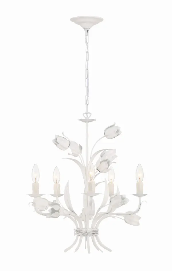 Southport 20" Chandelier in Wet White - Image 2