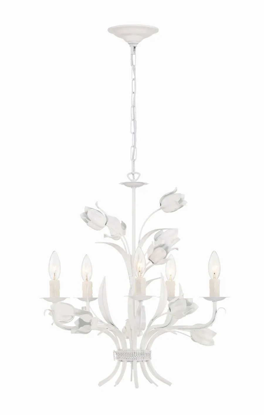 Southport 20" Chandelier in Wet White - Image 2