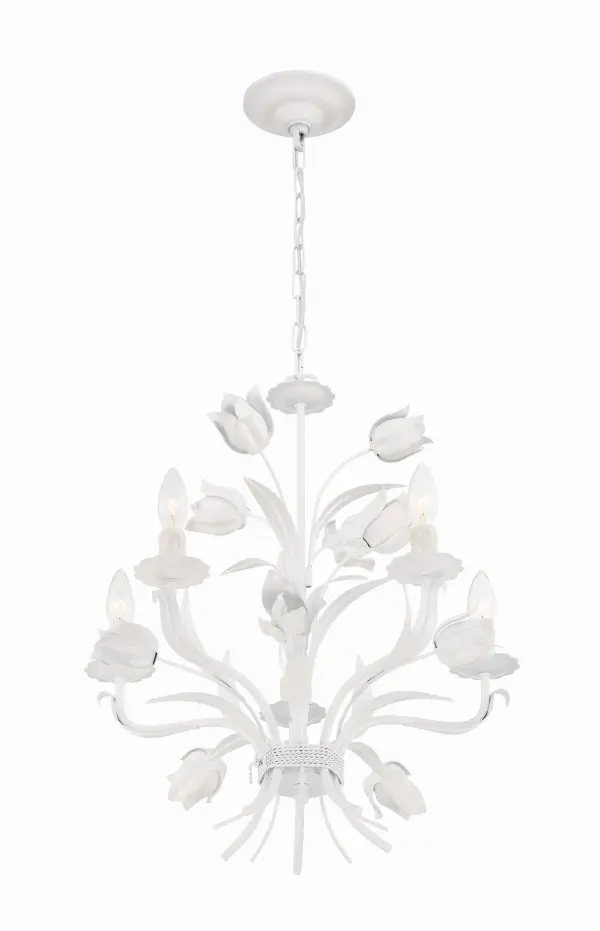 Southport 20" Chandelier in Wet White - Image 4