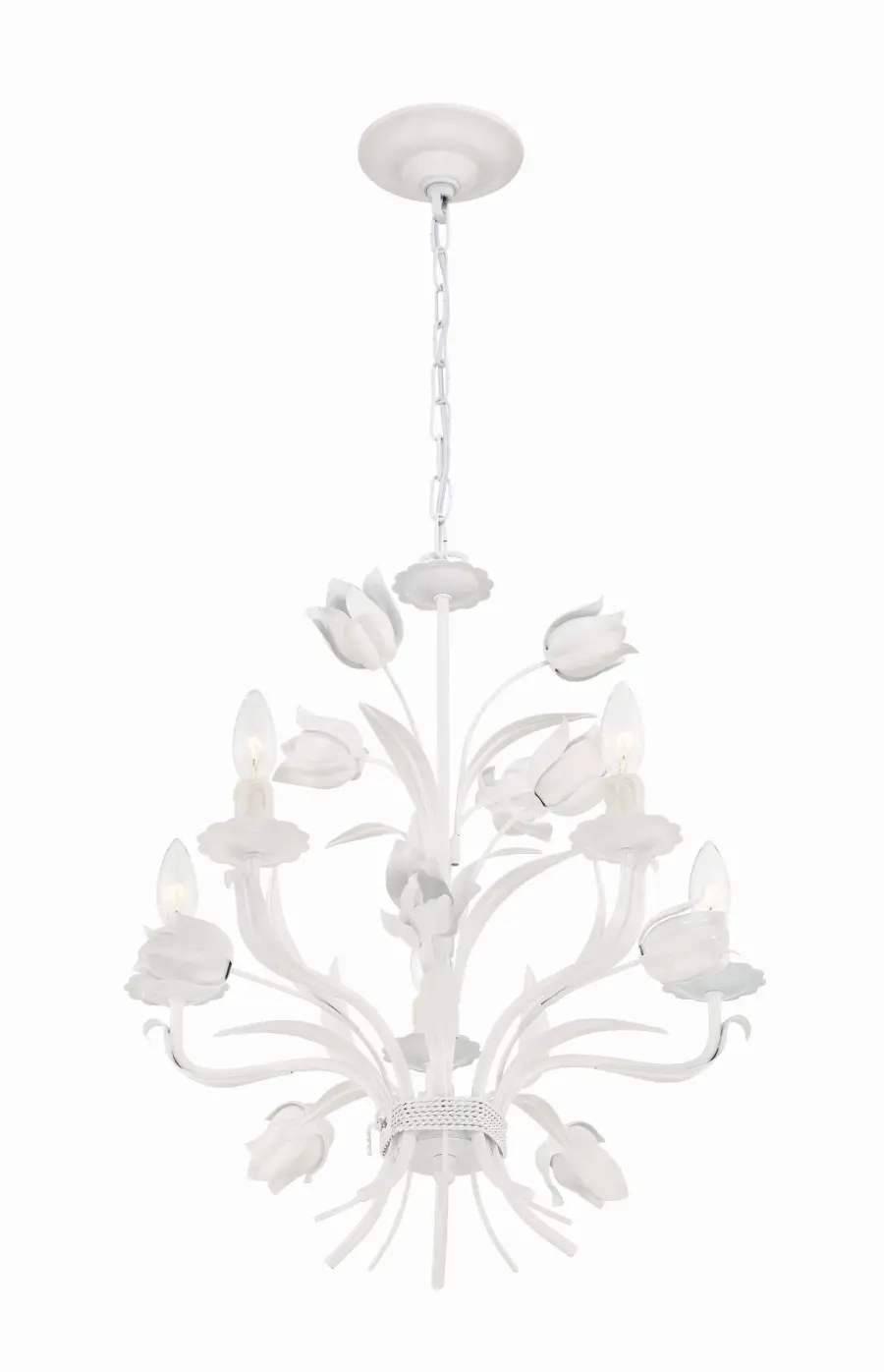 Southport 20" Chandelier in Wet White - Image 4