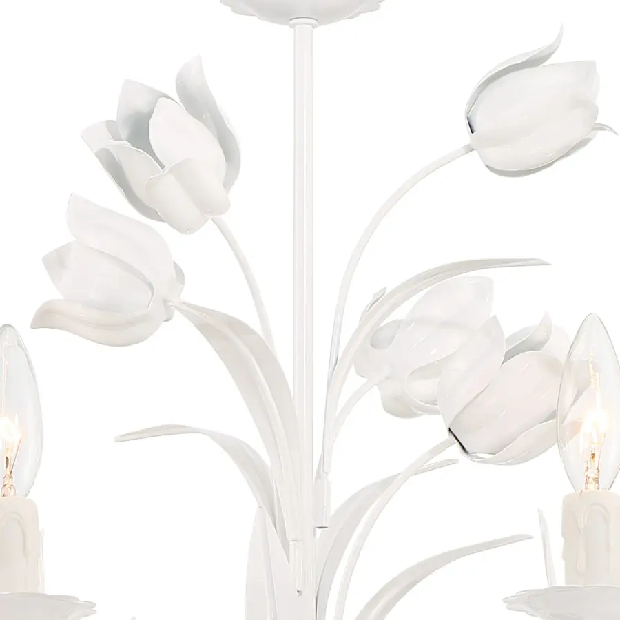 Southport 20" Chandelier in Wet White - Image 5