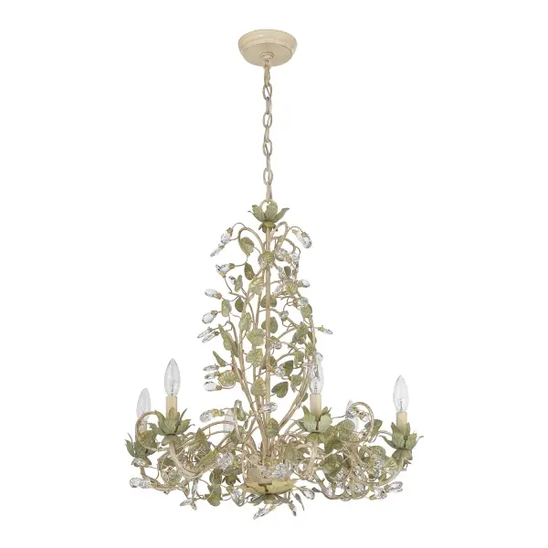 Josie 25" Chandelier in Champagne Green Tea - Image 2