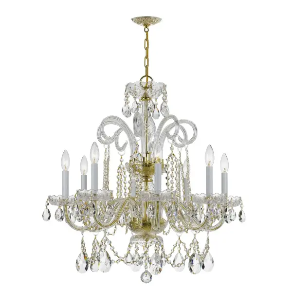 Traditional Crystal 27" Chandelier - Image 4