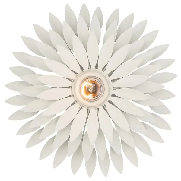 Broche 11" Floral Leaf Sconce - Image 6