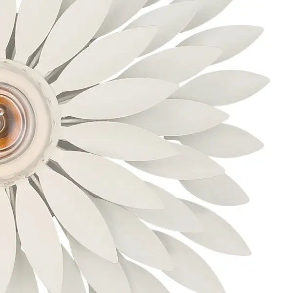 Broche 11" Floral Leaf Sconce - Image 9