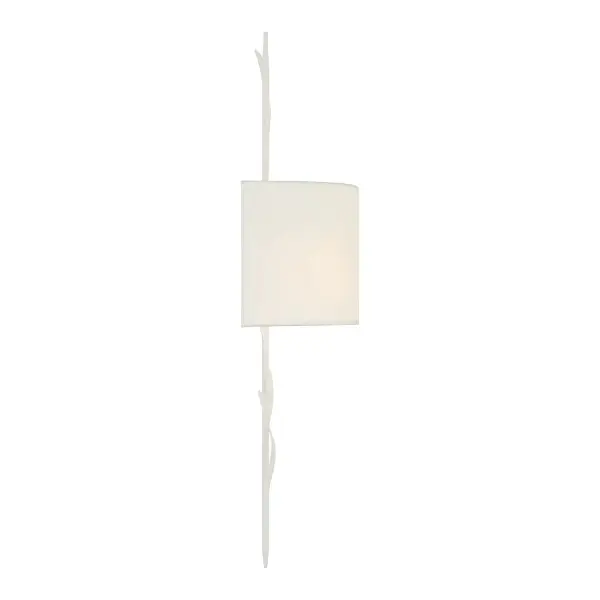 Broche 8.5" Wrought Iron Leaf Sconce - Image 12