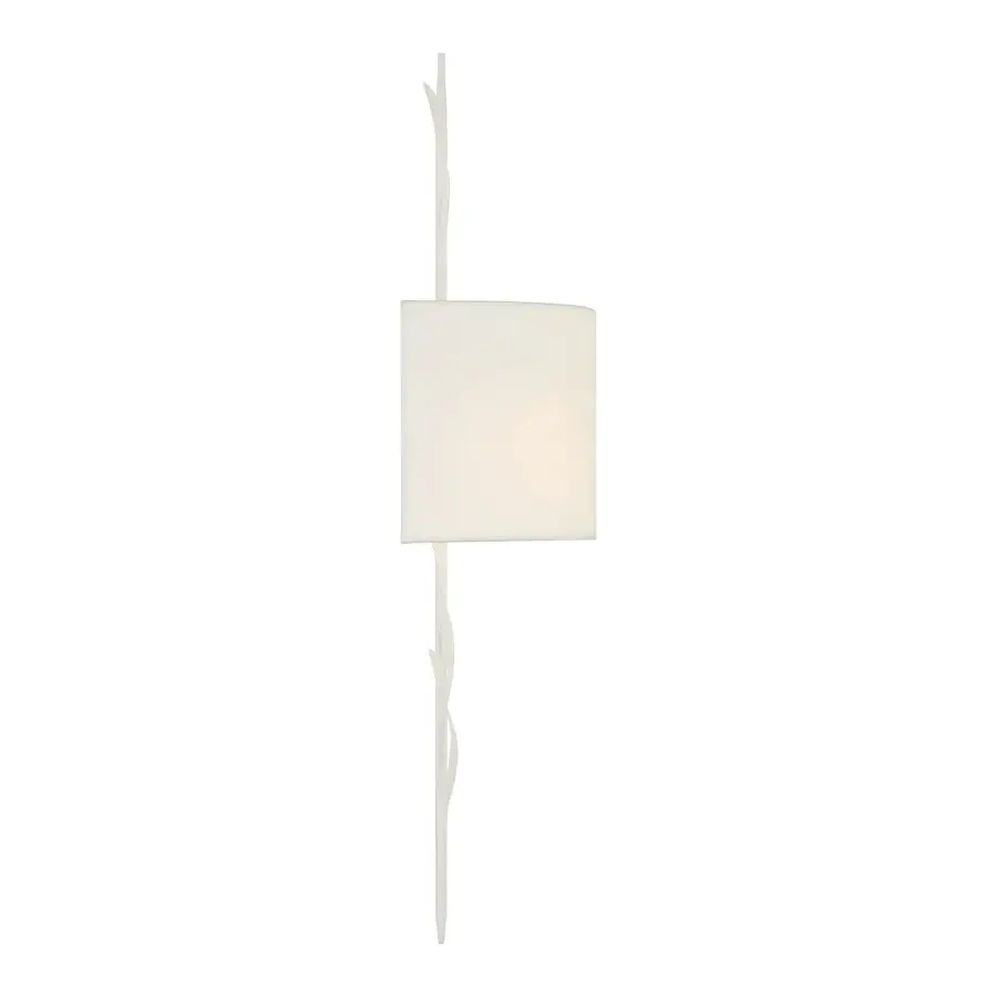 Broche 8.5" Wrought Iron Leaf Sconce - Image 12