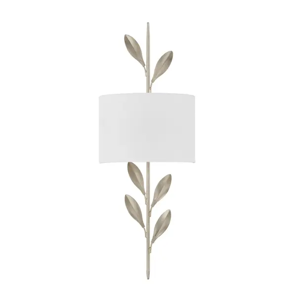 Broche 8.5" Wrought Iron Leaf Sconce - Image 17