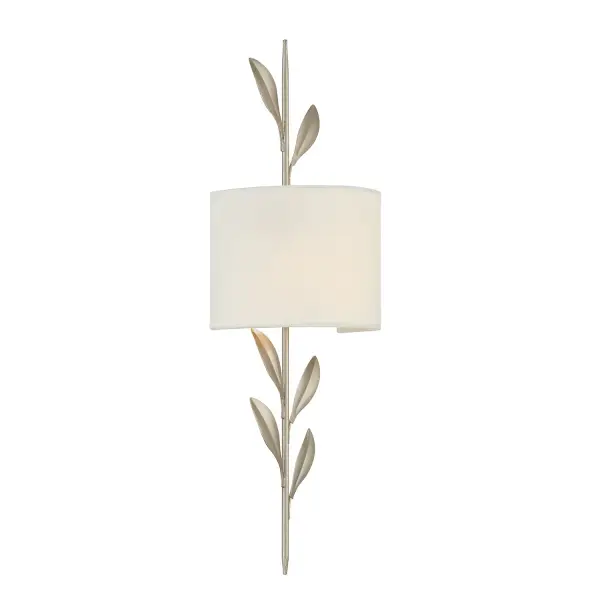 Broche 8.5" Wrought Iron Leaf Sconce - Image 18