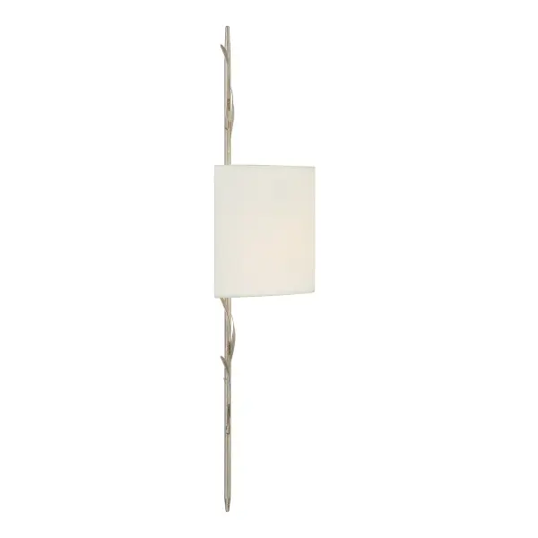 Broche 8.5" Wrought Iron Leaf Sconce - Image 19