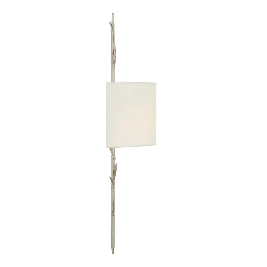 Broche 8.5" Wrought Iron Leaf Sconce - Image 19