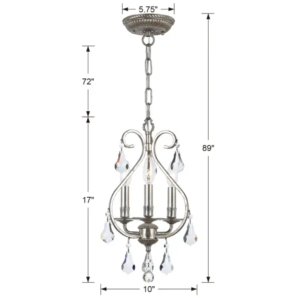 Ashton 10" Mini Chandelier - Image 5