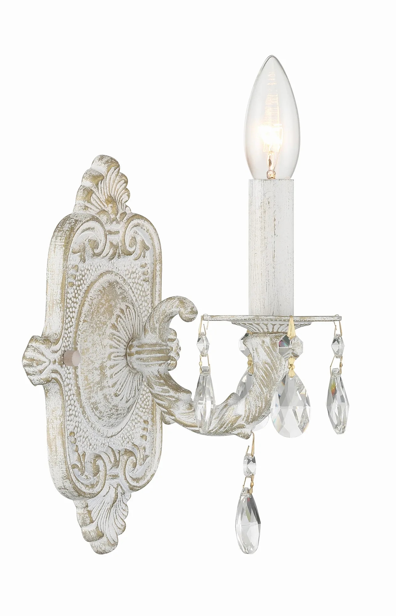 Paris Market 6.25" Antique White Sconce