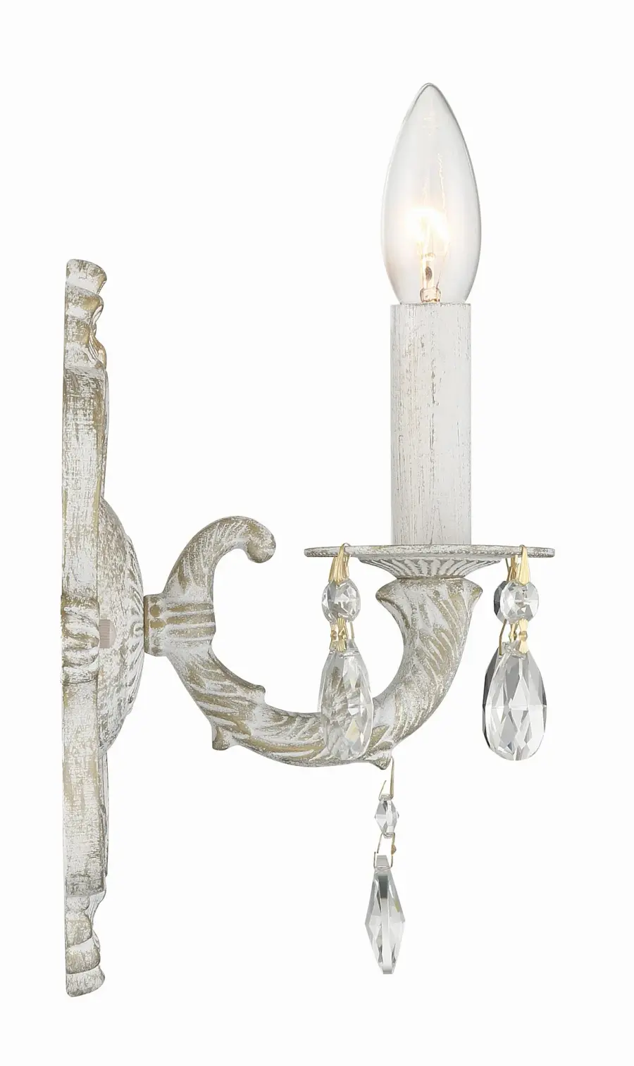 Paris Market 6.25" Antique White Sconce - Image 7