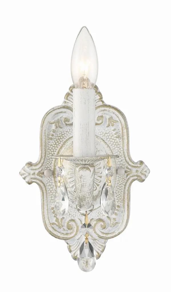 Paris Market 6.25" Antique White Sconce - Image 3