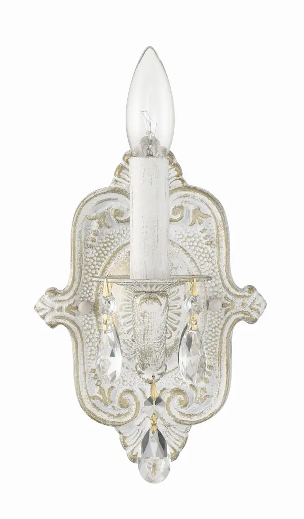 Paris Market 6.25" Antique White Sconce - Image 4