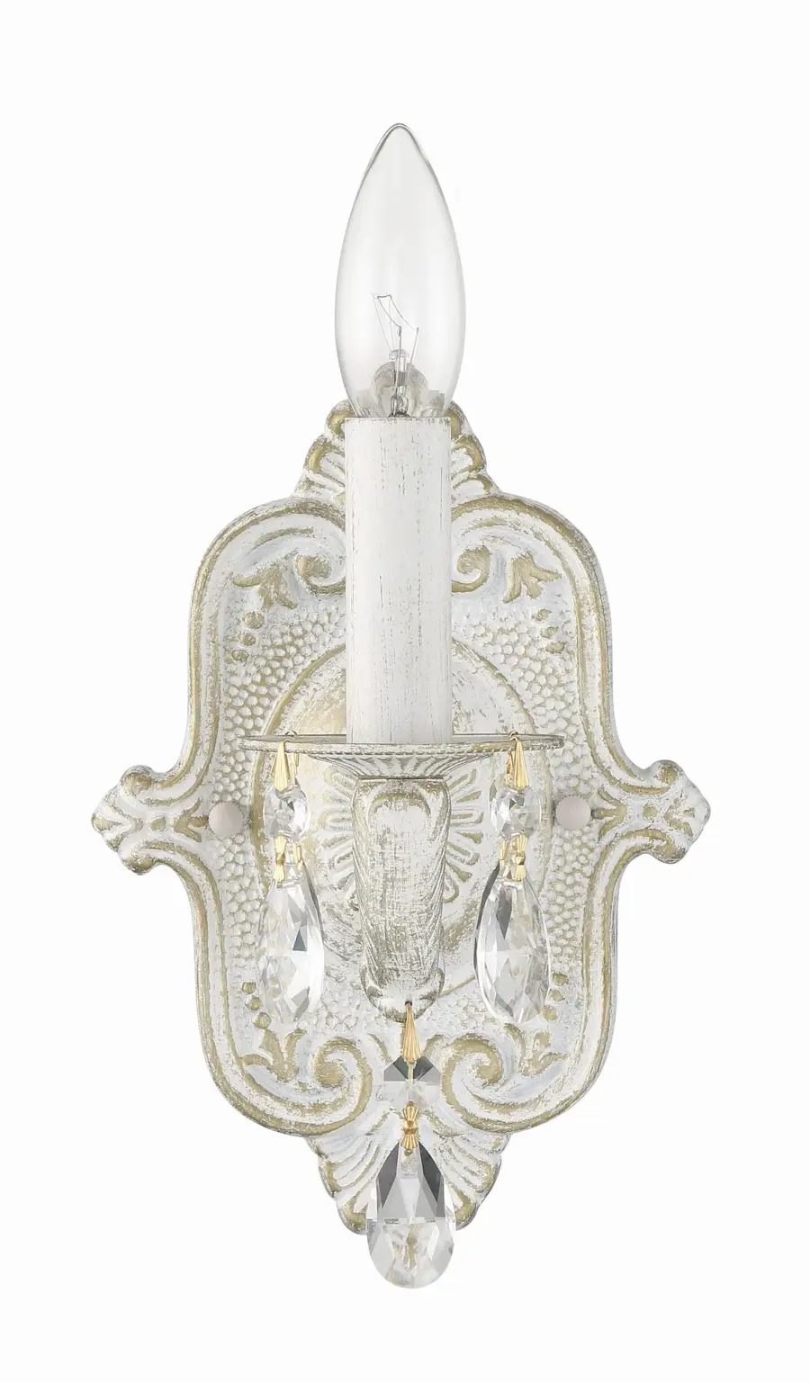 Paris Market 6.25" Antique White Sconce - Image 4