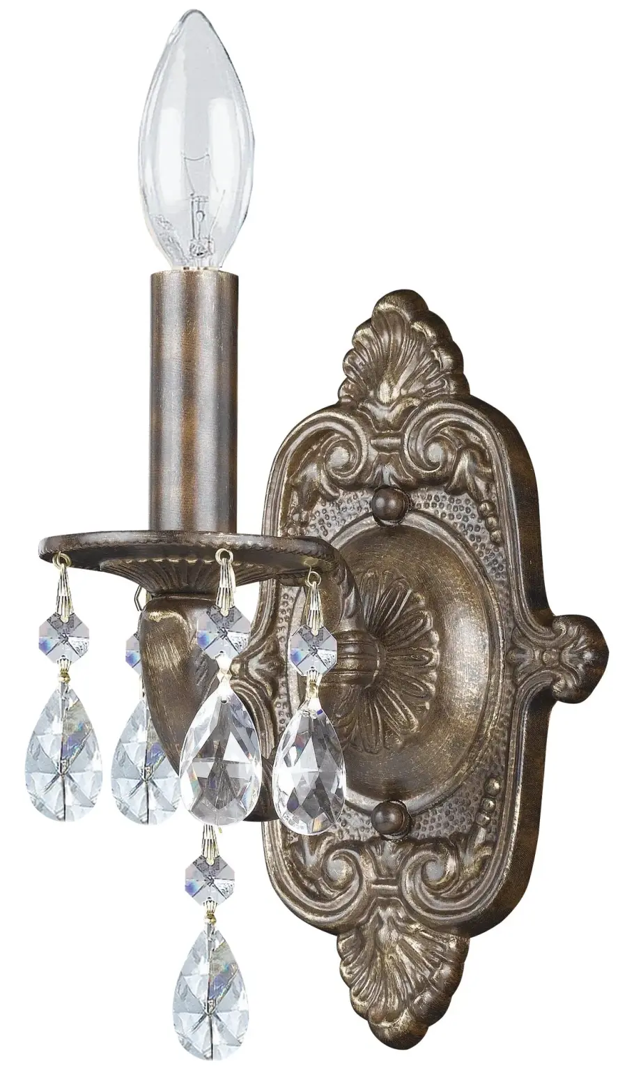Paris Market 6.25" Antique White Sconce - Image 9